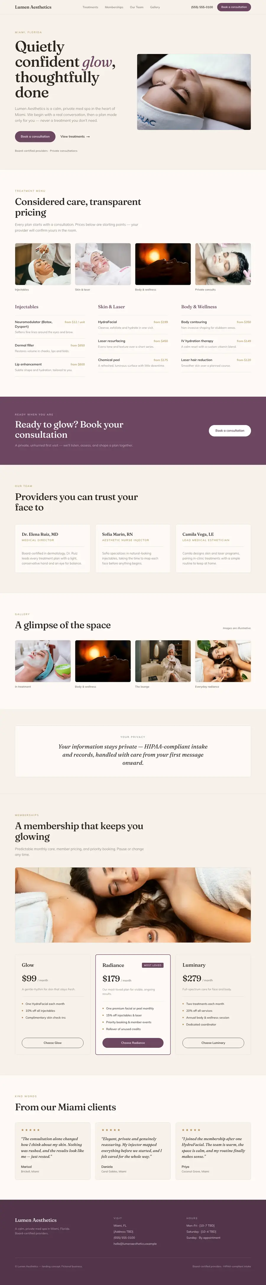 Lumen Aesthetics · Miami, FL